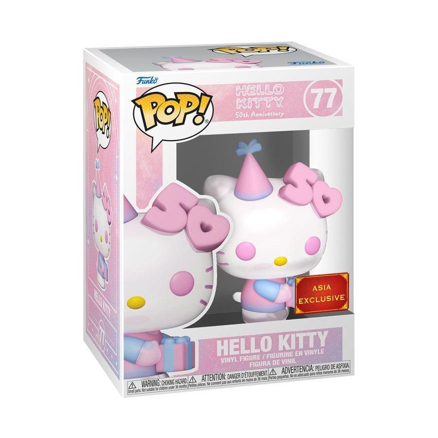 Hello Kitty 50th - Hello Kitty with Gifts Exclusive Pop! Vinyl [RS]-Collectible figure-IKON-ProHobbies