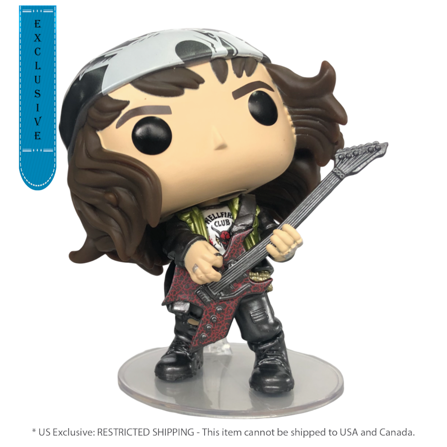 Stranger Things - Hunter Eddie with Guitar US Exclusive Metallic Pop! Vinyl [RS]