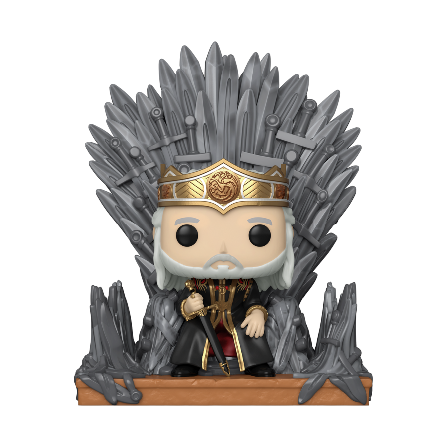 House of the Dragon - Viserys on Throne Pop! Deluxe