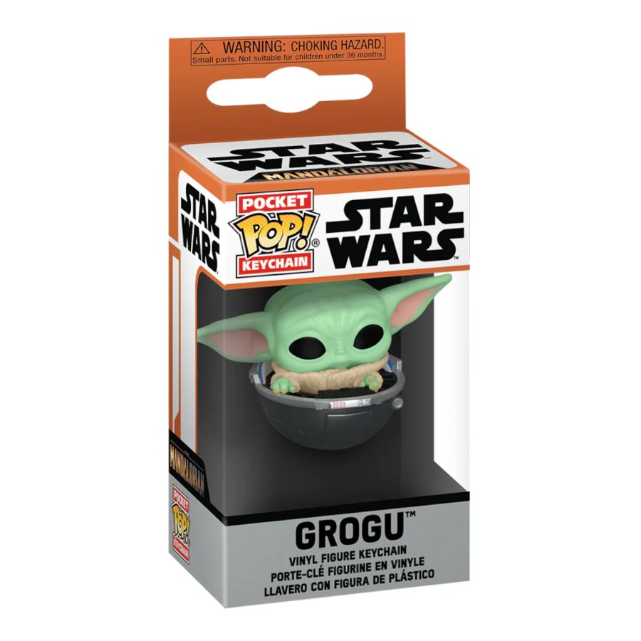 
                  
                    Star Wars: Mandalorian - Grogu in Hovering Pram Pop! Vinyl Keychain
                  
                