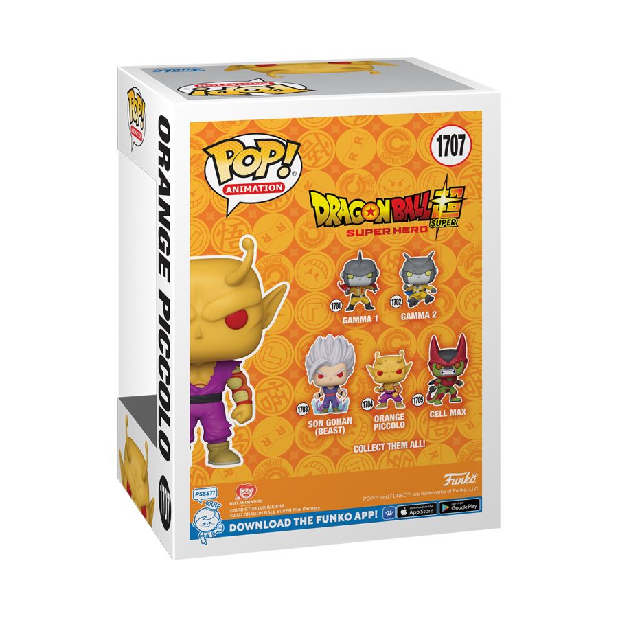 
                  
                    Dragon Ball Super: Super Hero - Orange Piccolo US Exclusive (with chase) Pop! Vinyl [RS]
                  
                