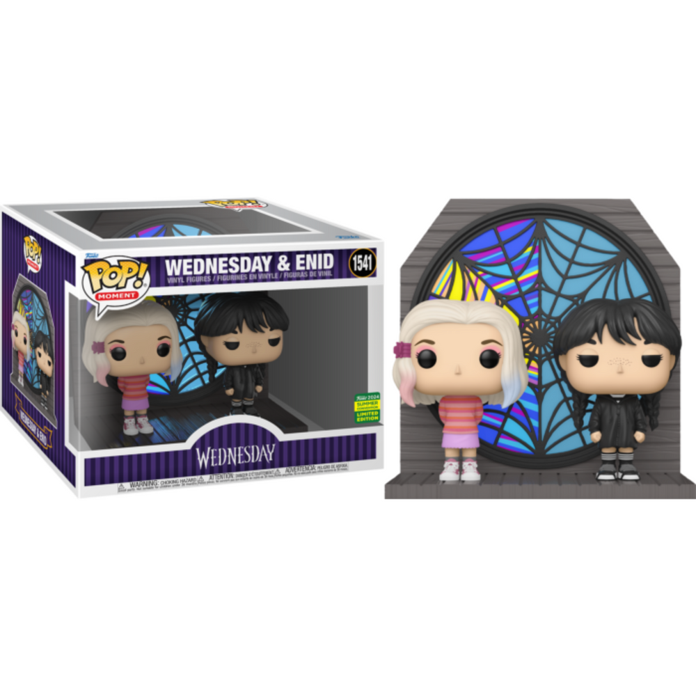 Wednesday (2022) - Wednesday & Enid Pop! Moment Vinyl Figure (2024 Summer Convention Exclusive)