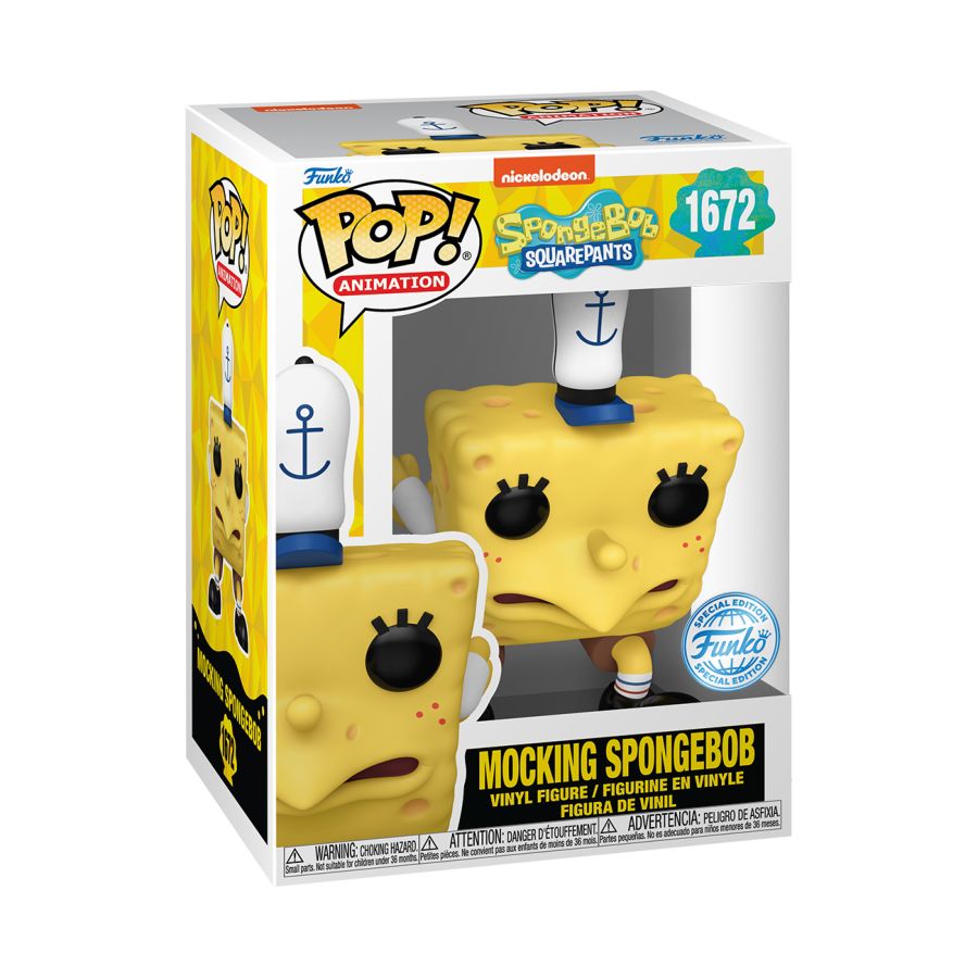 
                  
                    Spongebob: 25th Anniversary - Mocking Spongebob US Exclusive Pop! Vinyl [RS]
                  
                