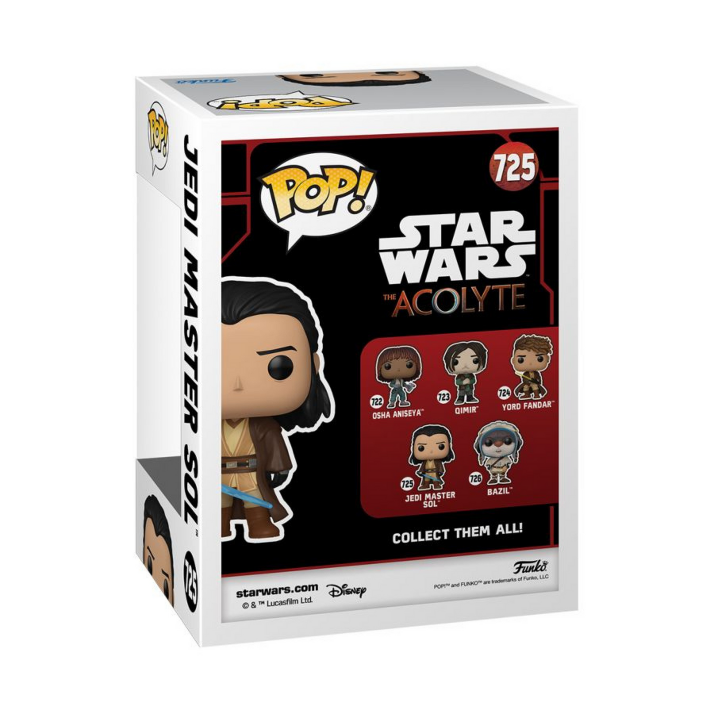 
                  
                    Star Wars: The Acolyte - Jedi Master Sol Pop! Vinyl Figure
                  
                