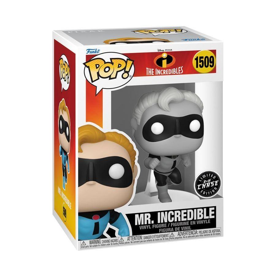 Incredibles: 20th Anniversary - Mr. Incredible Pop! Vinyl - B&W CHASE VERSION-IKON-ProHobbies