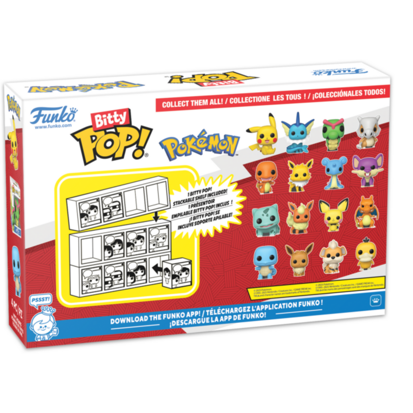
                  
                    Pokemon - Bulbasaur, Flareon, Pichu, & Charizard Bitty Pop! Vinyl Figure 4-Pack
                  
                
