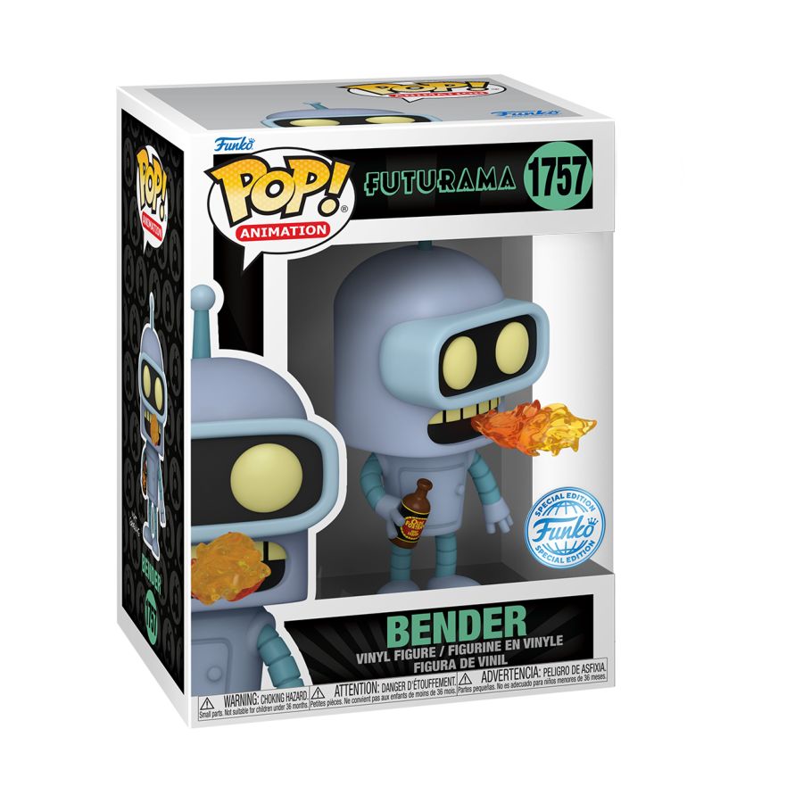 
                  
                    Futurama - Bender US Exclusive Pop! Vinyl [RS]
                  
                