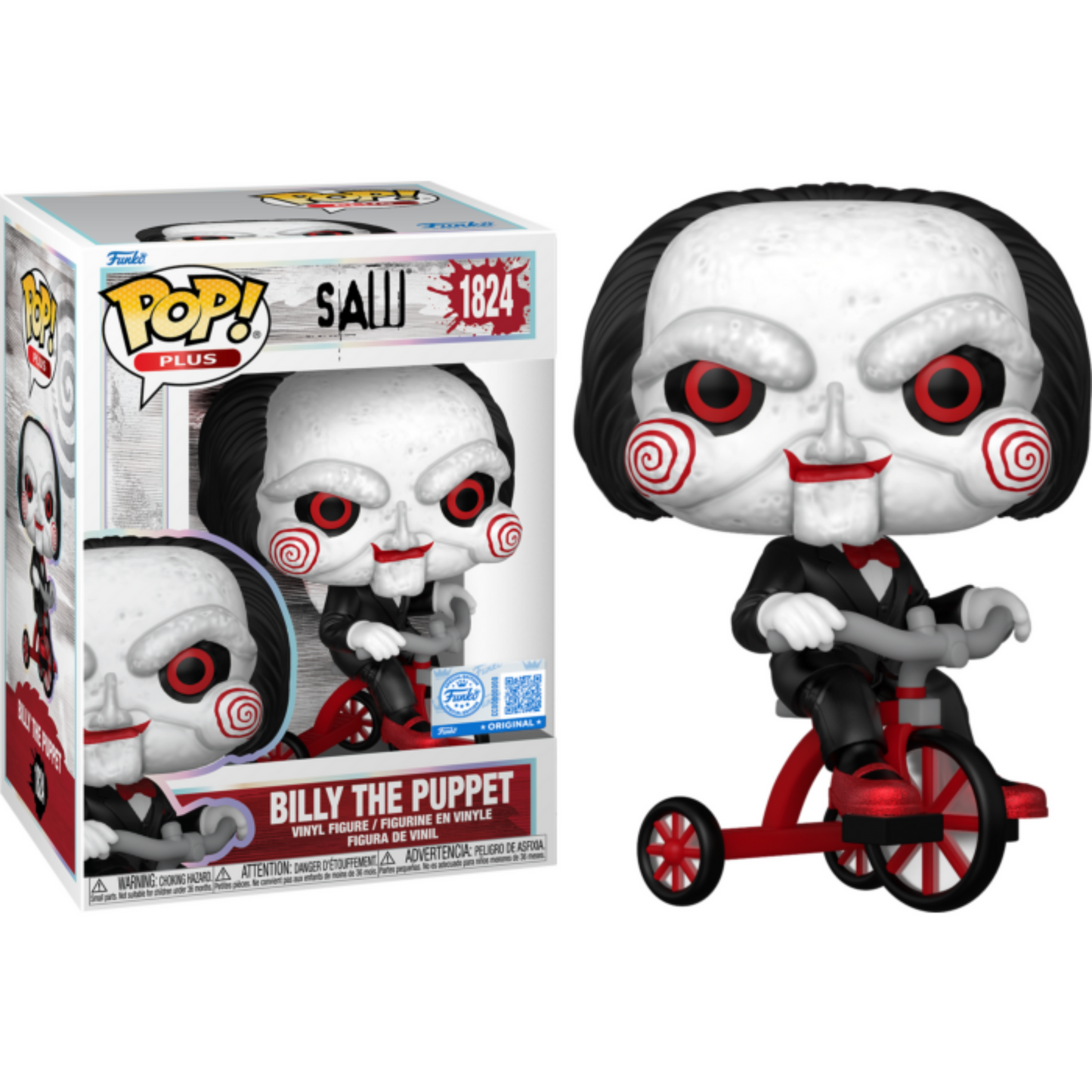 Saw - Billy on Tricycle 10th Anniversary Pop! Plus Vinyl Figure