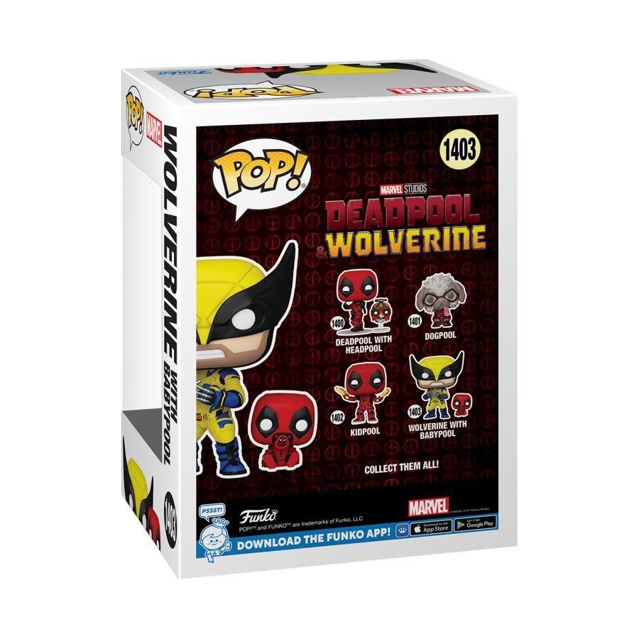 
                  
                    Deadpool & Wolverine - Wolverine with Babypool Pop! Vinyl-Collectible figure-Funko-ProHobbies
                  
                