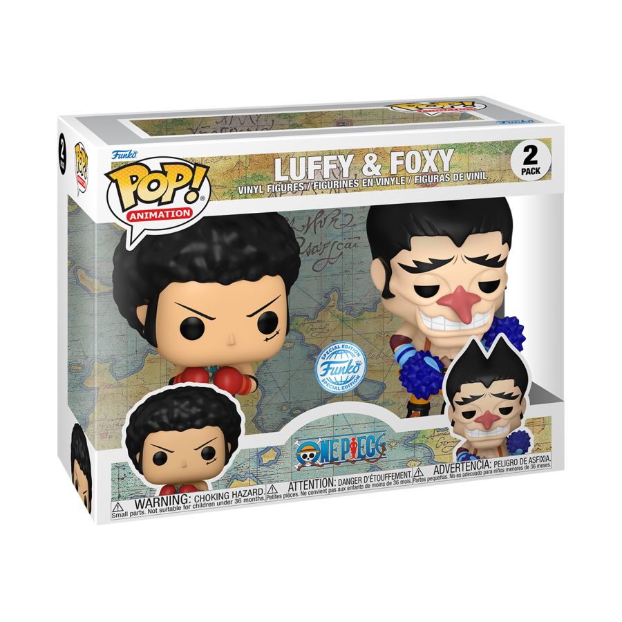 
                  
                    One Piece - Luffy & Foxy US Exclusive Pop! Vinyl 2-Pack [RS]
                  
                