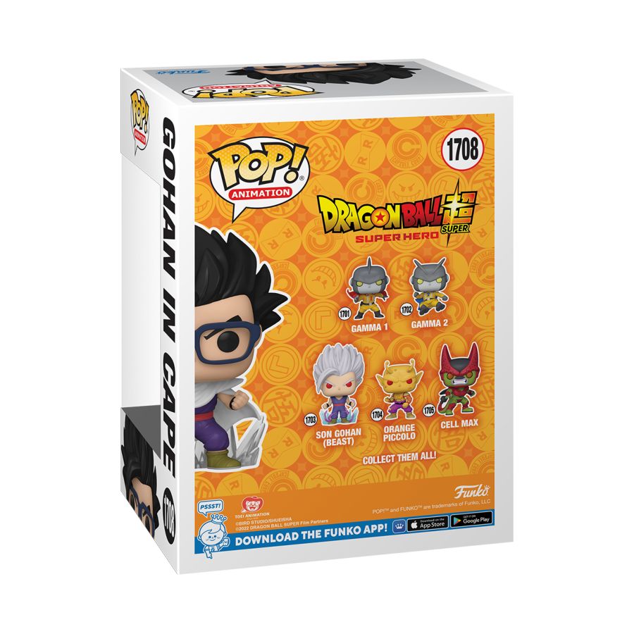 
                  
                    Funko POP! Dragon Ball Super: Super Hero - Gohan in Cape US Exclusive (with chase) Pop! Vinyl [RS]
                  
                