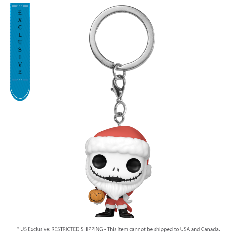 The Nightmare Before Christmas - Santa Jack (with Jack-o-lantern) US Exclusive Pop! Keychain RS