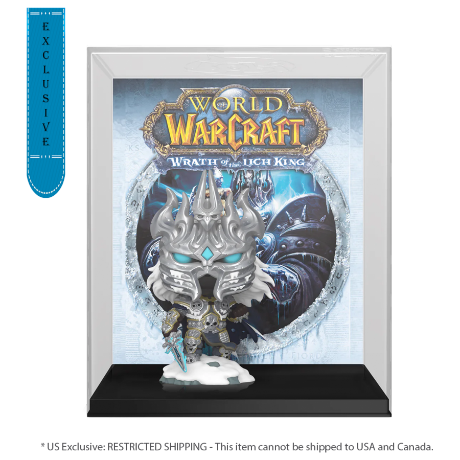 World of Warcraft: Wrath of the Lich King - The Lich King US Exclusive Glow Pop! Game Cover-Collectible-IKON-ProHobbies