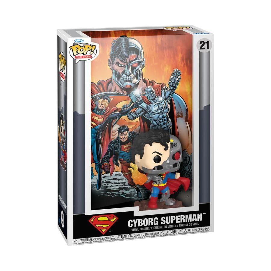 DC Comics - Cyborg Superman Pop! Comic Cover-Collectible figure-IKON-ProHobbies