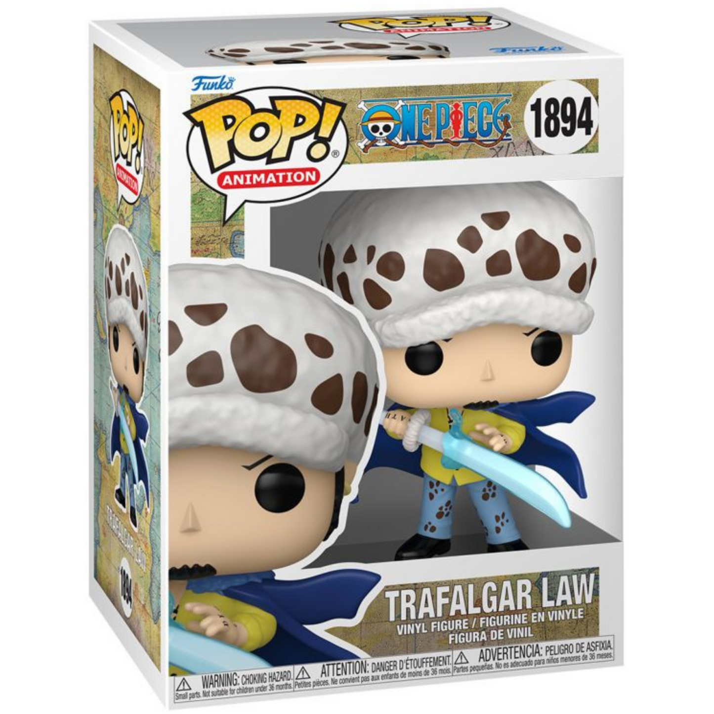 
                  
                    One Piece - Trafalgar Law with Blue Anesthesia Pop!
                  
                