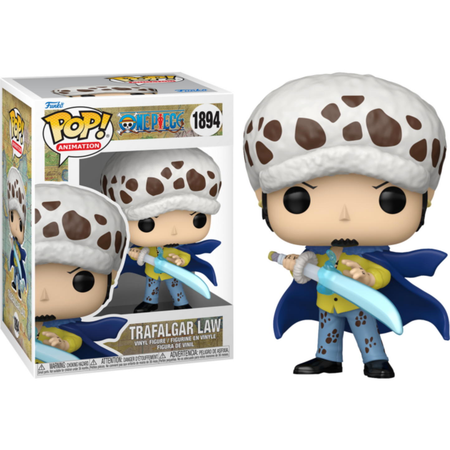 One Piece - Trafalgar Law with Blue Anesthesia Pop!