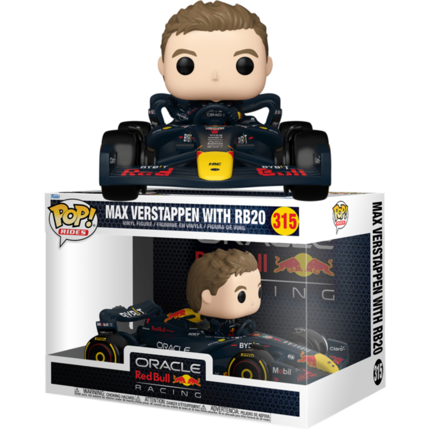 Formula 1 - Max Verstappen with RB20 (Oracle Red Bull Racing) Pop! Rides Vinyl Figure