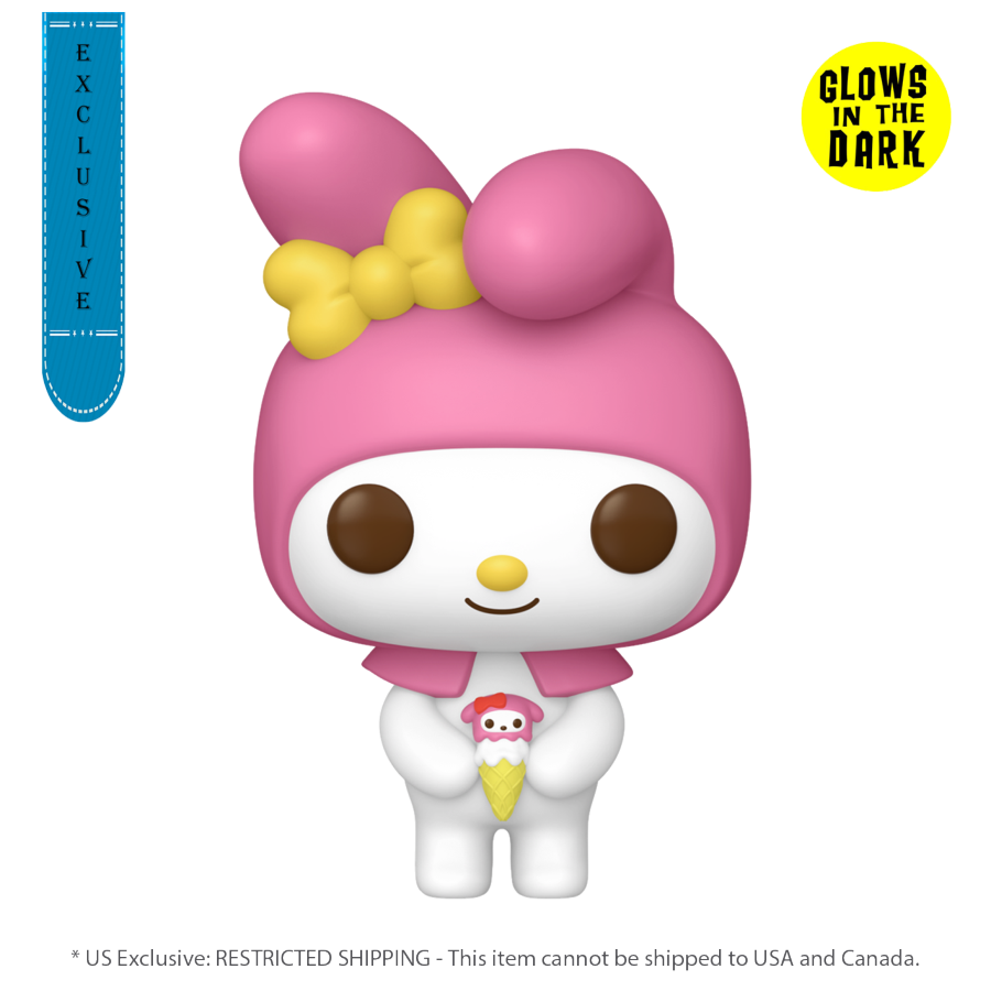 Hello Kitty - My Melody US Exclusive Glow Pop! Vinyl