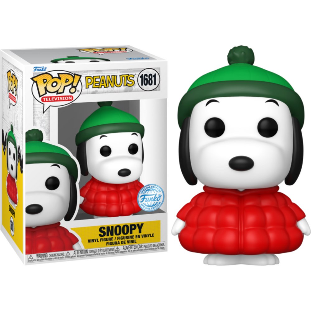 Peanuts - Snoopy in Coat Pop! Vinyl Figure