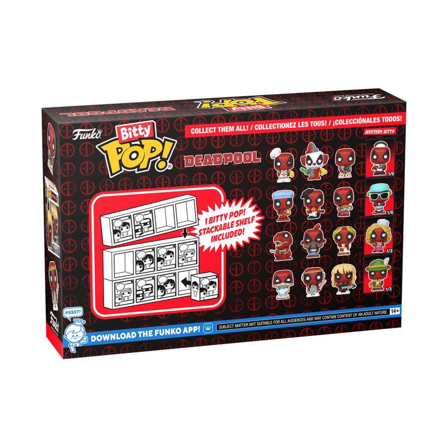 
                  
                    Deadpool - Bathtime Bitty Pop! 4 -Pack
                  
                