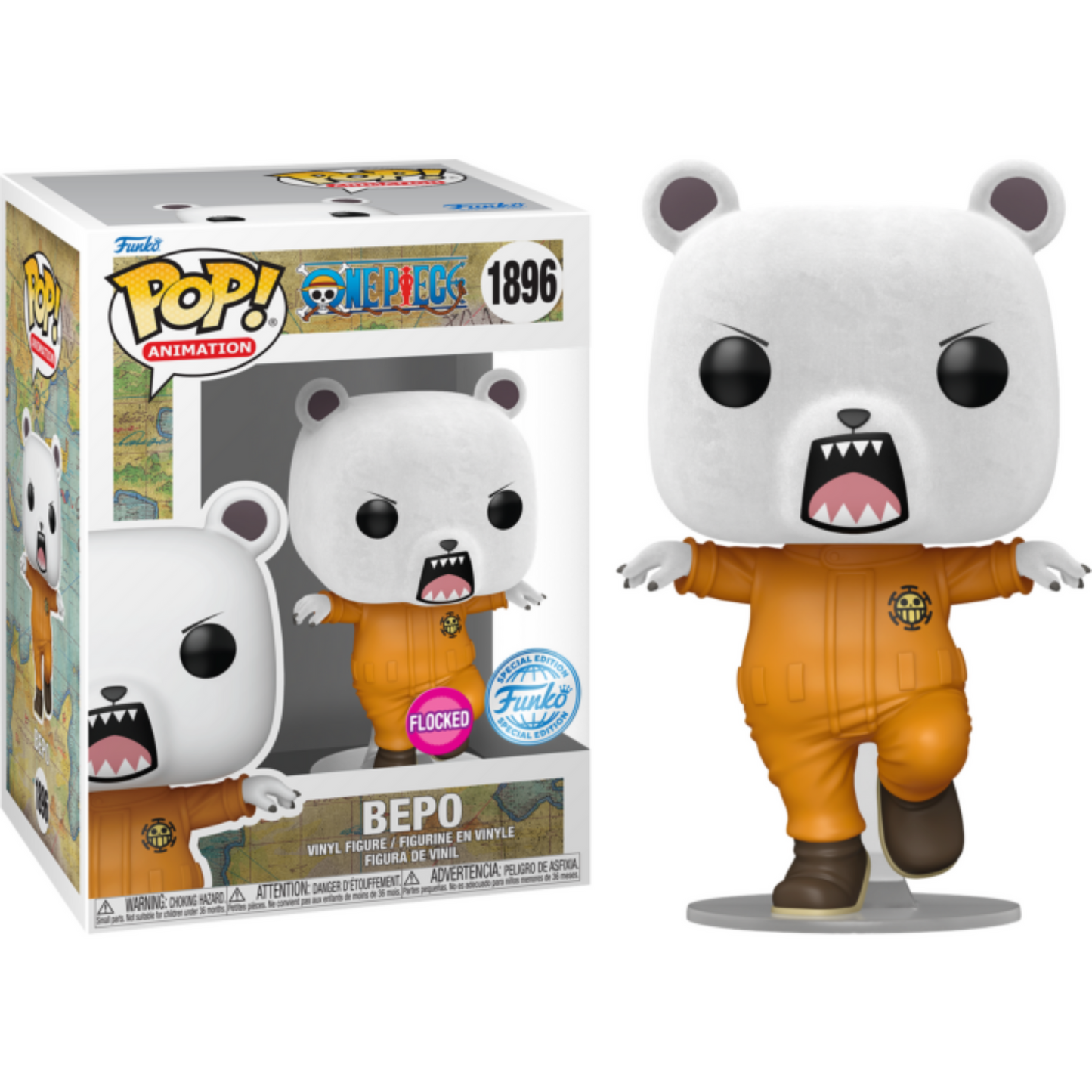 One Piece - Bepo (Flocked) Pop! Vinyl Figure