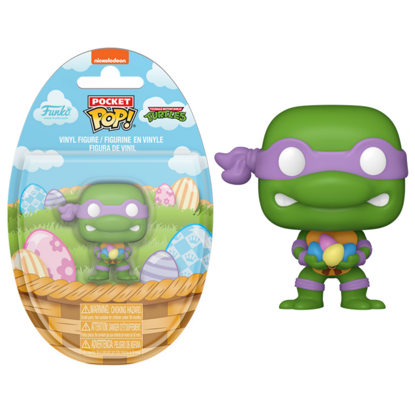 Teenage Mutant Ninja Turtles - Donatello with Easter Eggs Pocket Pop! Vinyl Figure