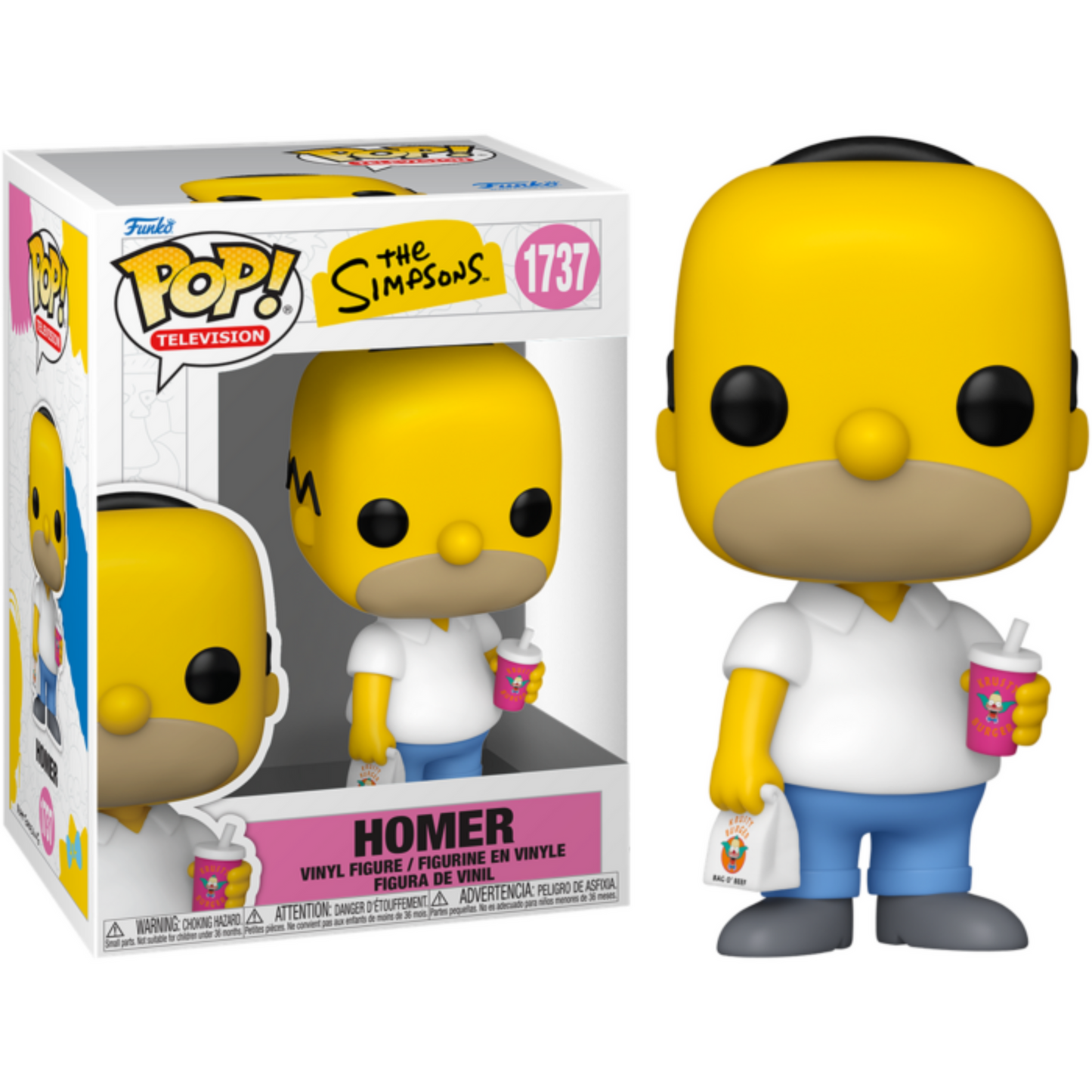 The Simpsons - Homer (Krusty Burger) Pop! Vinyl Figure