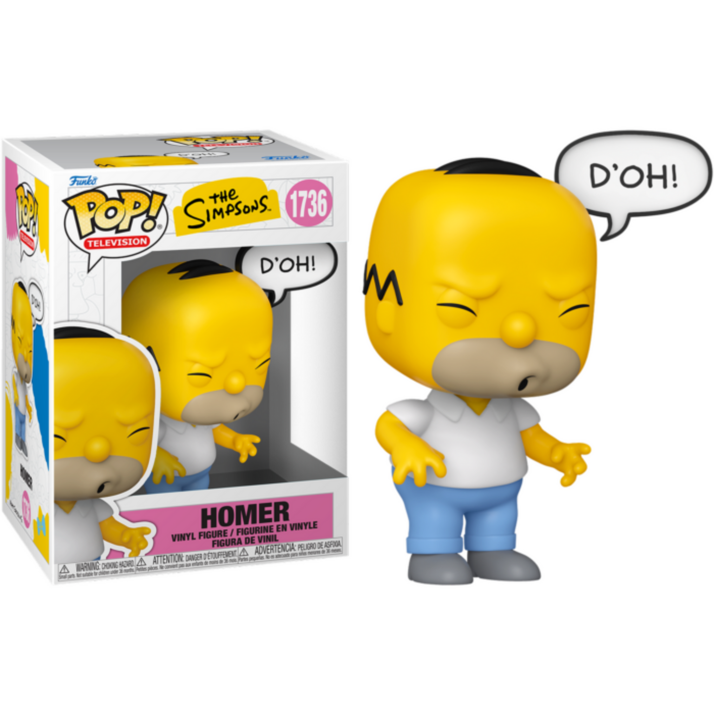 The Simpsons - Homer (D'Oh!) Pop! Vinyl Figure