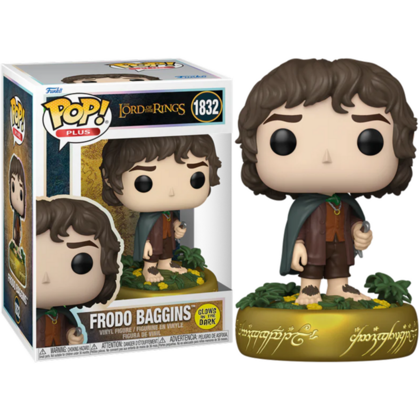 The Lord of the Rings - Frodo Baggins Glow-in-the-Dark Pop! Plus Vinyl Figure