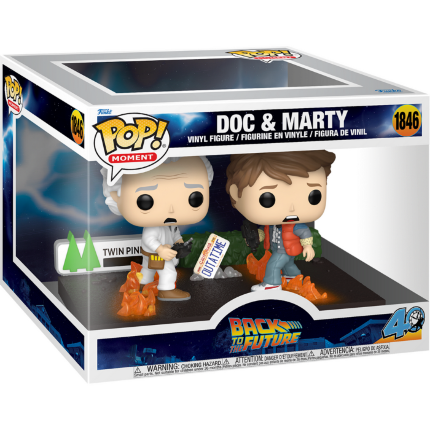 
                  
                    Back to the Future - Doc & Marty Pop! Moment Vinyl Figure
                  
                