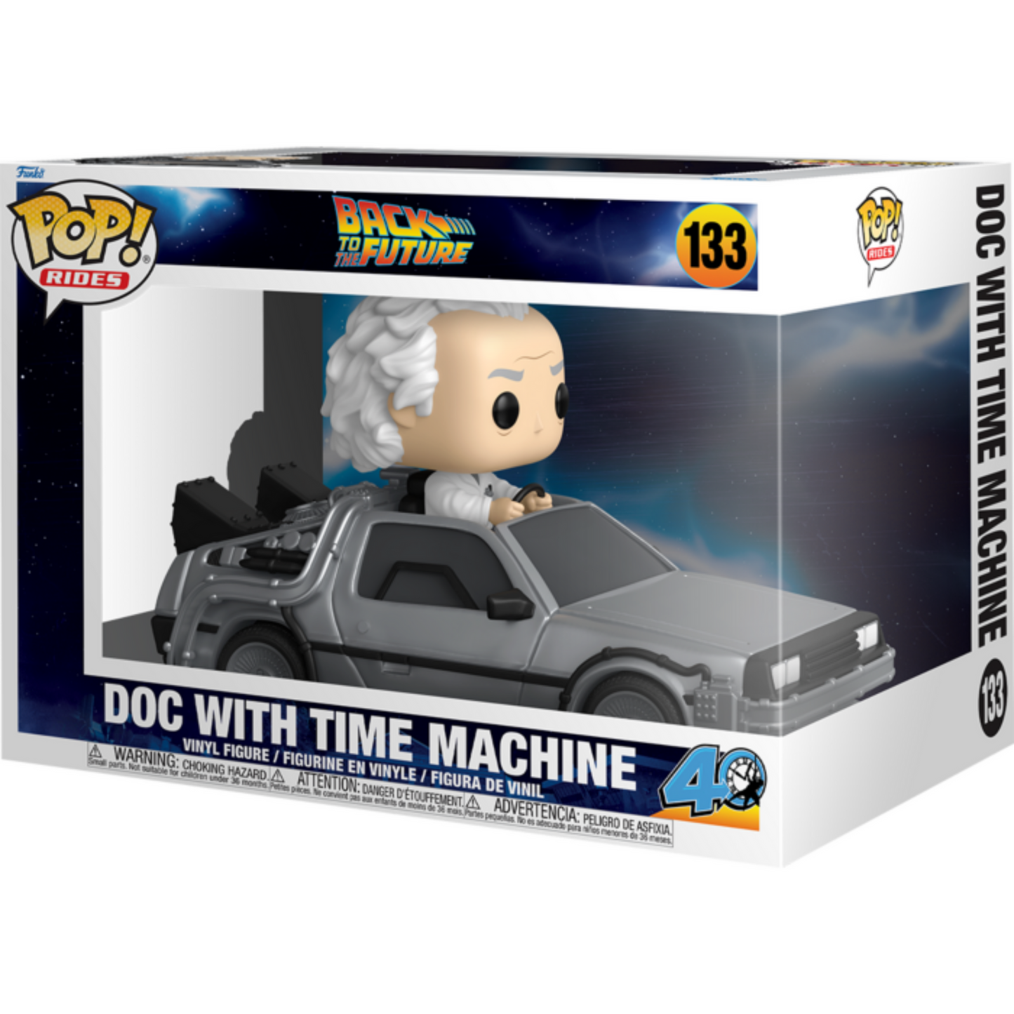 
                  
                    Back to the Future - Doc with Time Machine Pop! Rides Vinyl Figure
                  
                
