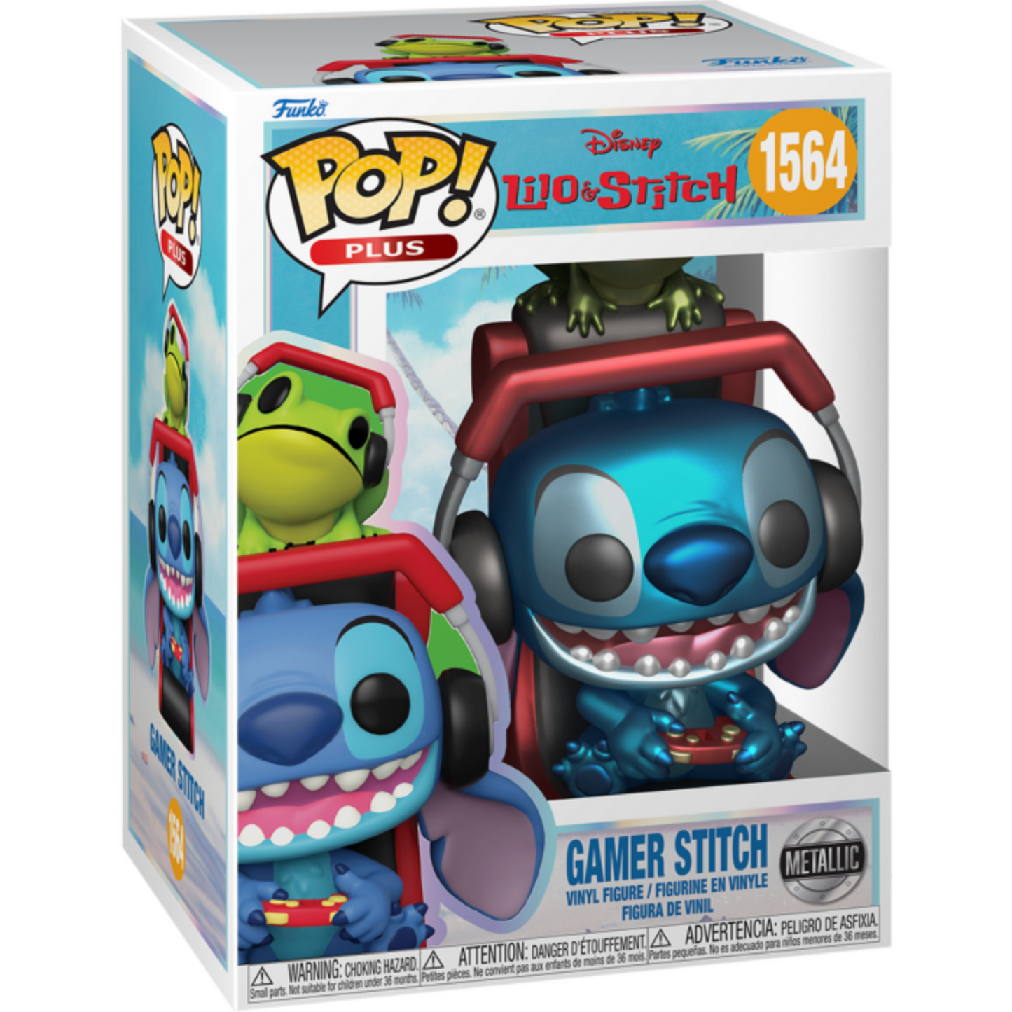 
                  
                    Lilo & Stitch - Gamer Stitch Metallic Pop! Vinyl Figure
                  
                