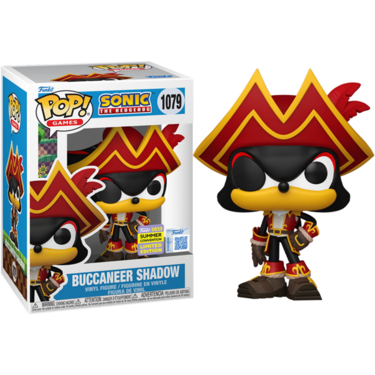 Sonic the Hedgehog - Buccaneer Shadow Pop! Vinyl Figure (2025 Summer Convention Exclusive)