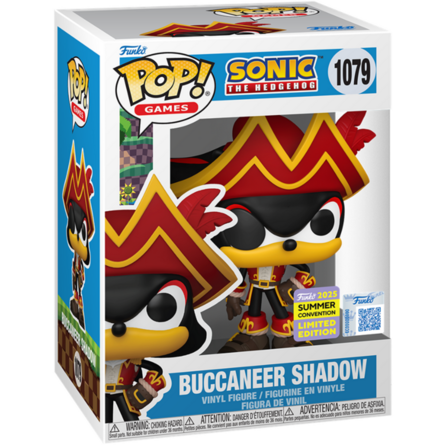 
                  
                    Sonic the Hedgehog - Buccaneer Shadow Pop! Vinyl Figure (2025 Summer Convention Exclusive)
                  
                