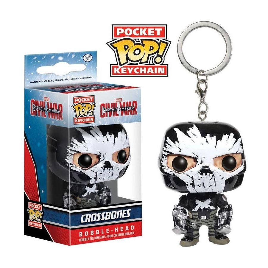 Captain America 3 - Crossbones Pop! Keychain-IKON-ProHobbies