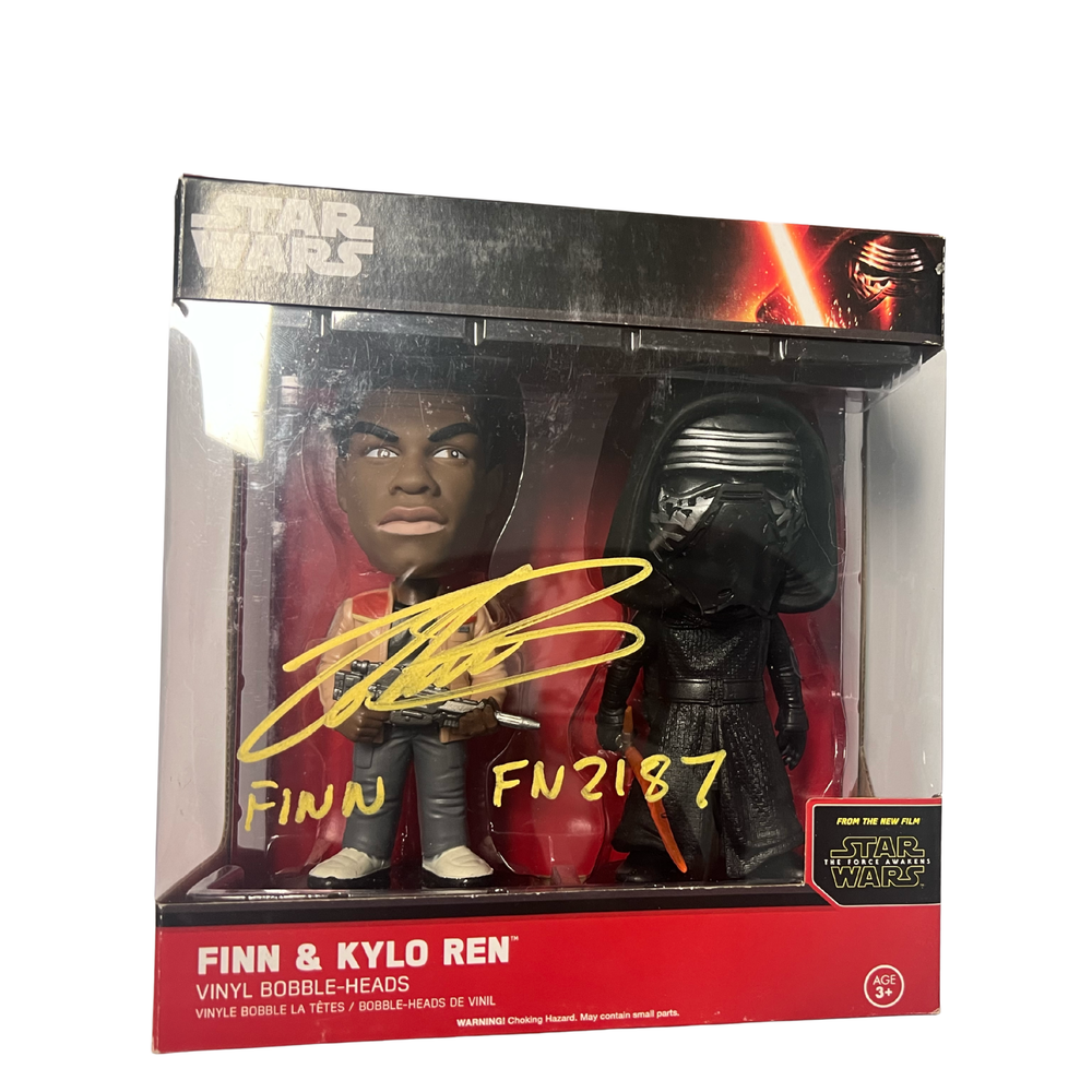 Star Wars - Finn & Kylo Ren Episode VII The Force Awakens (Signed Edition with Certificate of Authenticity by John Boyega)