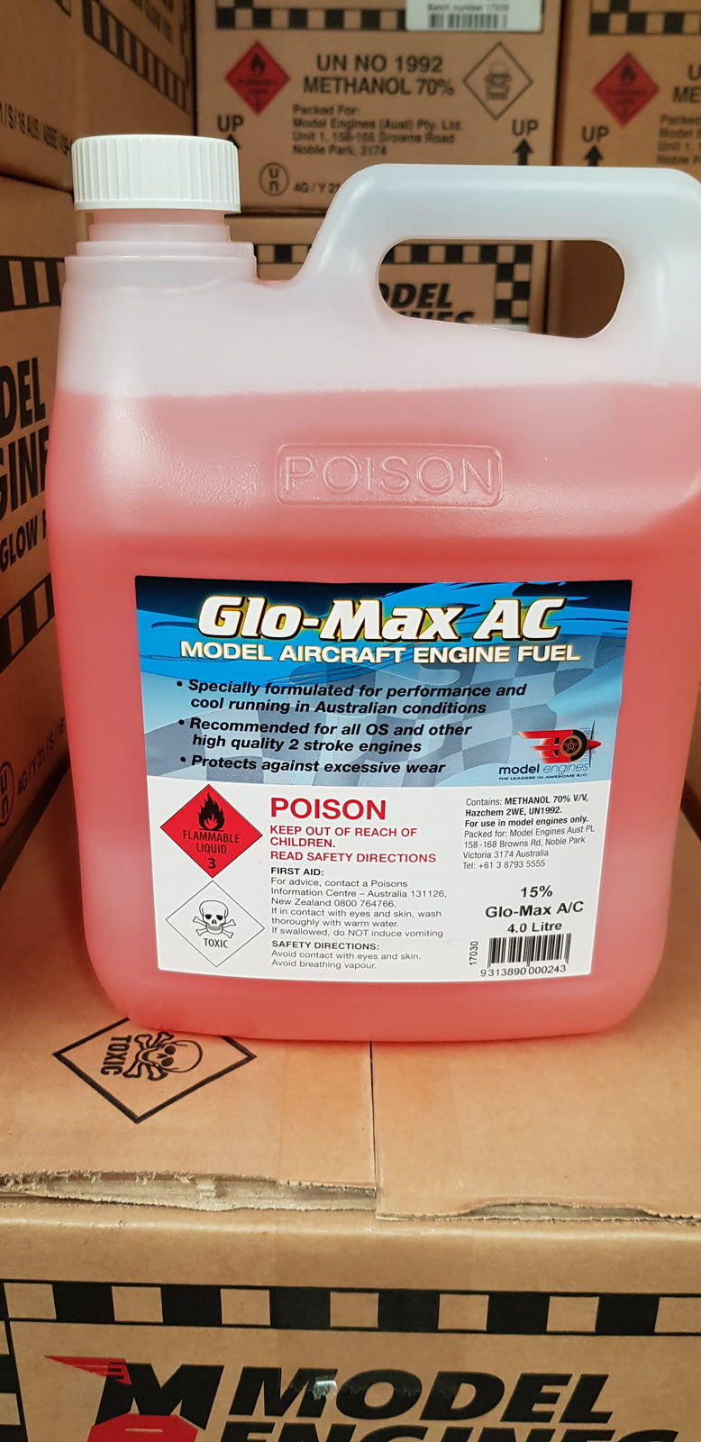 GLO-MAX AC FUEL 15% NITRO 4LT