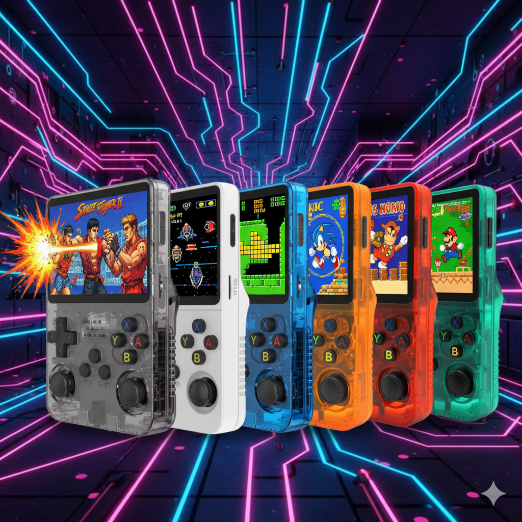 
                  
                    R36S Retro Gaming Console 128gb
                  
                