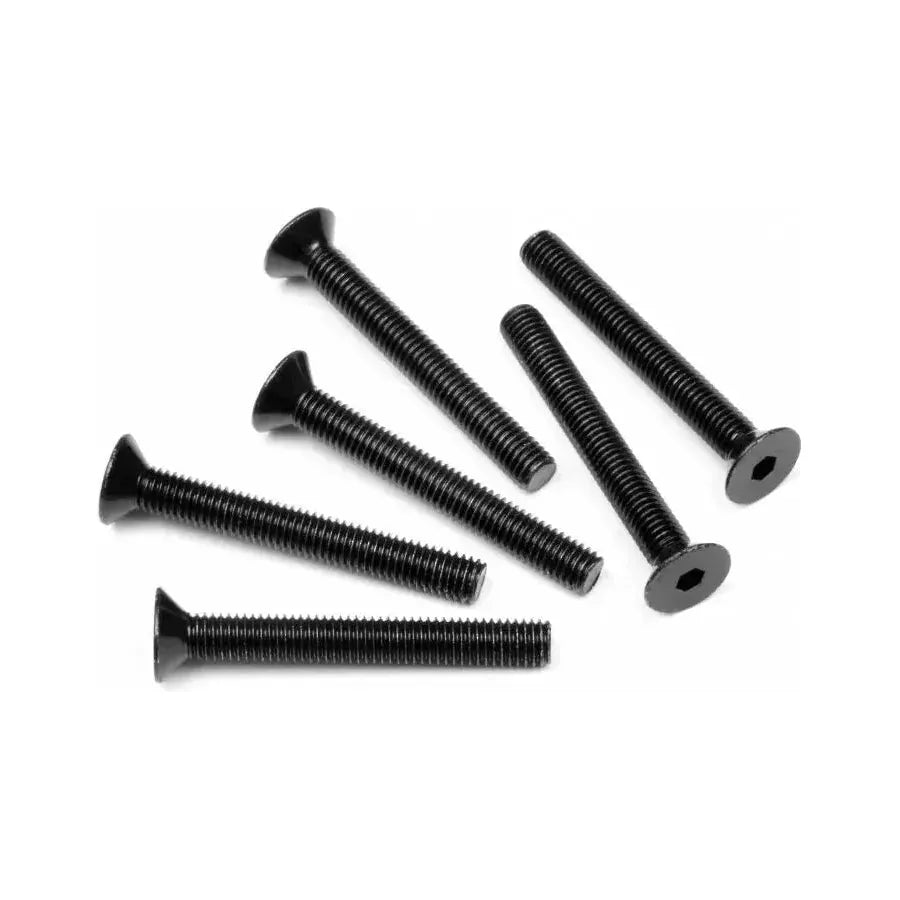 HPI 5x40mm Fine Thread Countersunk Head Screws 6Pcs-HPI RACING-ProHobbies