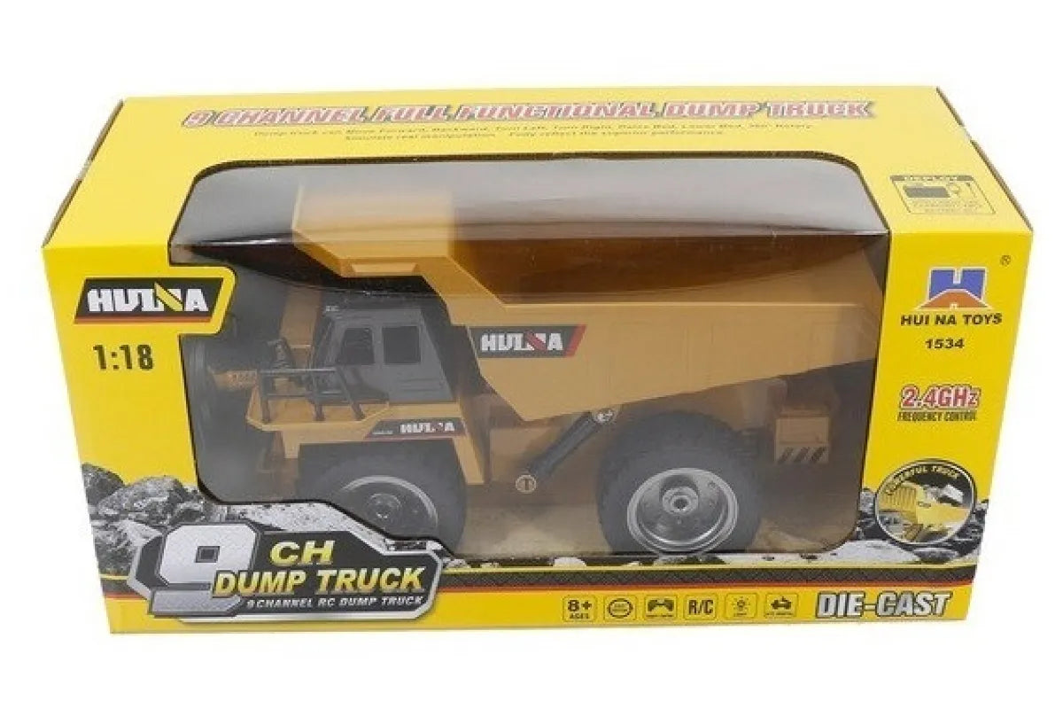 
                  
                    Huina 1534 1：18 Nine-channel Semi-alloy Remote Control Dump Truck
                  
                