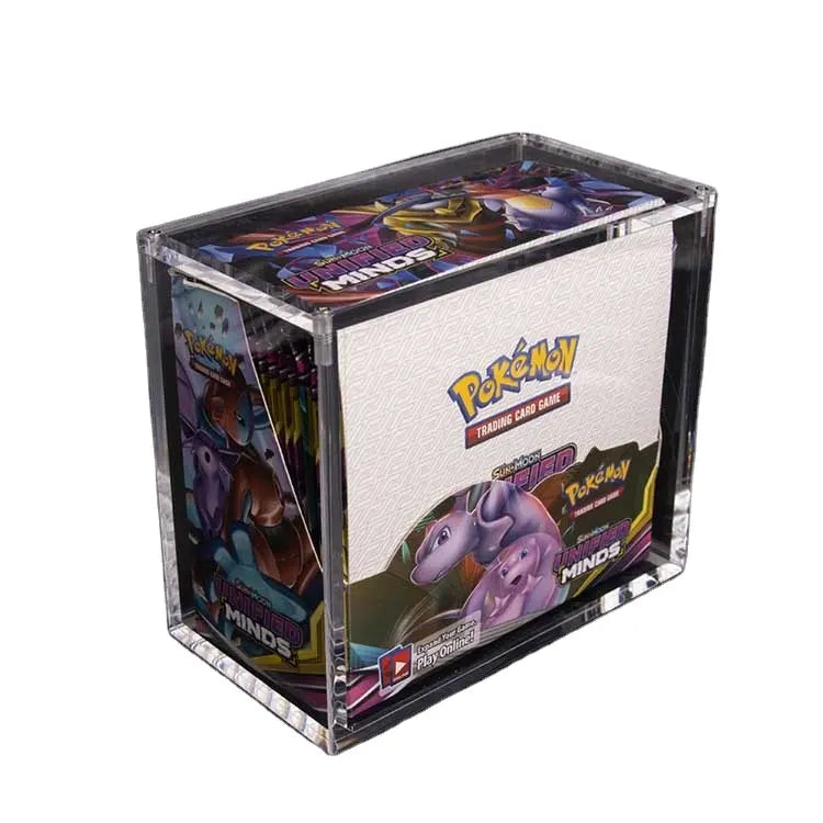 Pokemon ETB Box Acrylic Clear Display Case Magnetic Box-IKON-ProHobbies