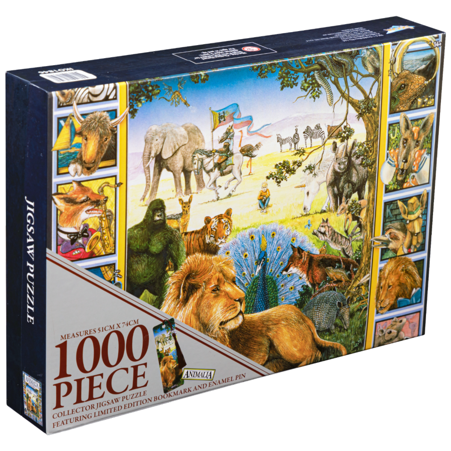 Animalia - Book Cover 1000 piece Collector Jigsaw Puzzle-IKON-ProHobbies