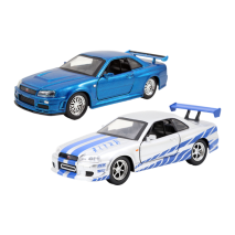 Fast & Furious - Brian's Nissan Skyline GT-R Twin Pack 1:32 Scale-Fast and Furious-ProHobbies