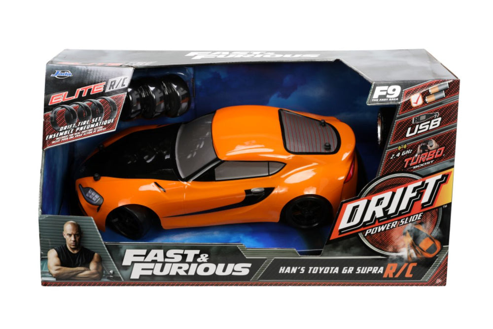 
                  
                    Fast & Furious - Han's 2020 Toyota GR Supra 1:10 Scale Remote Control Car
                  
                