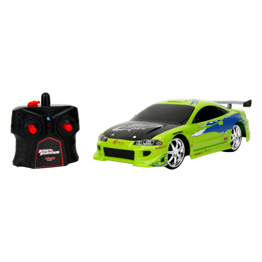 
                  
                    Fast and Furious - 1995 Mitsubishi Eclipse 1:16 Scale Remote Control Car
                  
                