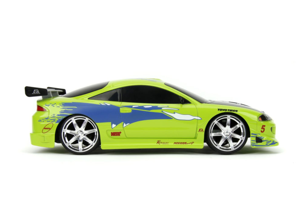 
                  
                    Fast and Furious - 1995 Mitsubishi Eclipse 1:16 Scale Remote Control Car
                  
                
