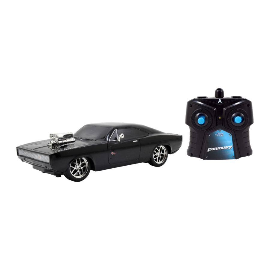 
                  
                    Fast & Furious - Dom's 1970 Dodge Charger 1:24 Scale Remote Control Car-Jada Toys-ProHobbies
                  
                