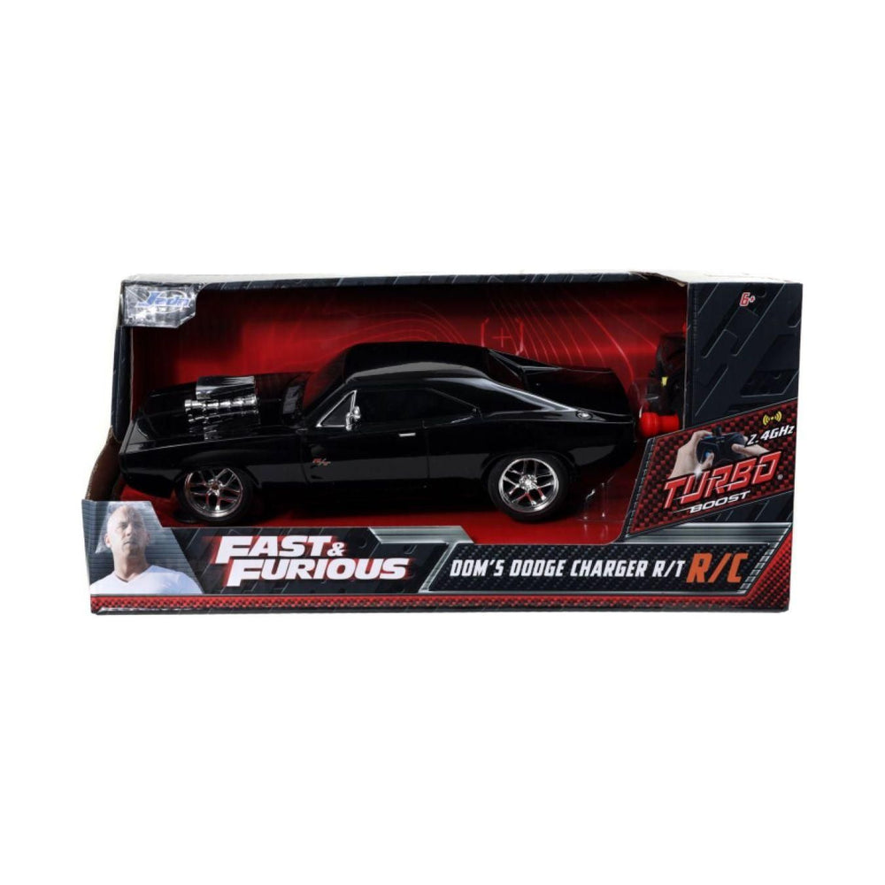 Fast & Furious - Dom's 1970 Dodge Charger 1:24 Scale Remote Control Car-Jada Toys-ProHobbies