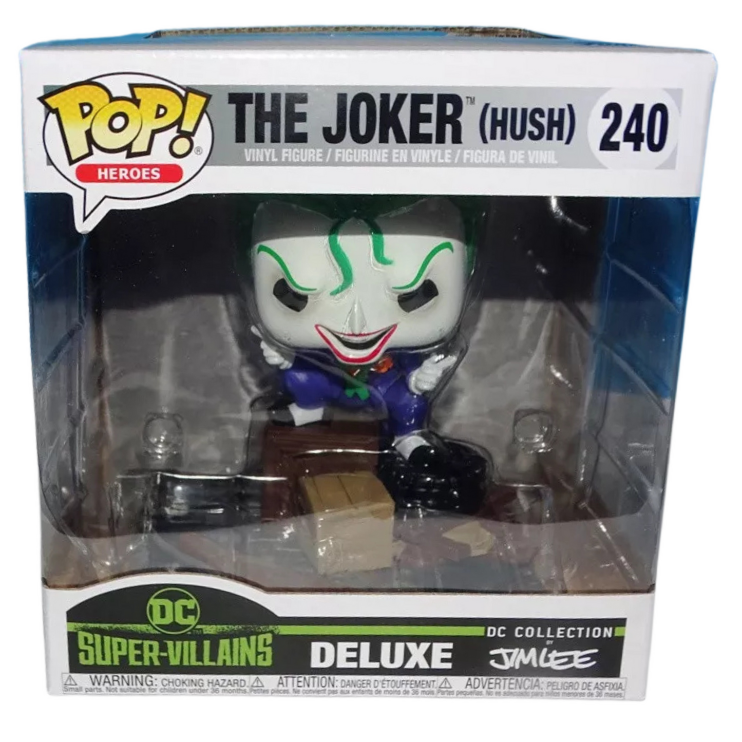 
                  
                    DC supervillains - The joker (Hush) Large Deluxe POP! Vinyl
                  
                