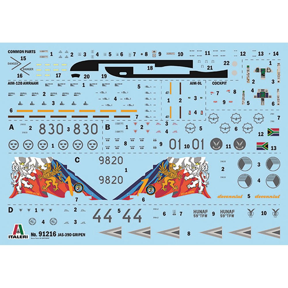
                  
                    ITALERI JAS-39 TWIN SEATER
                  
                